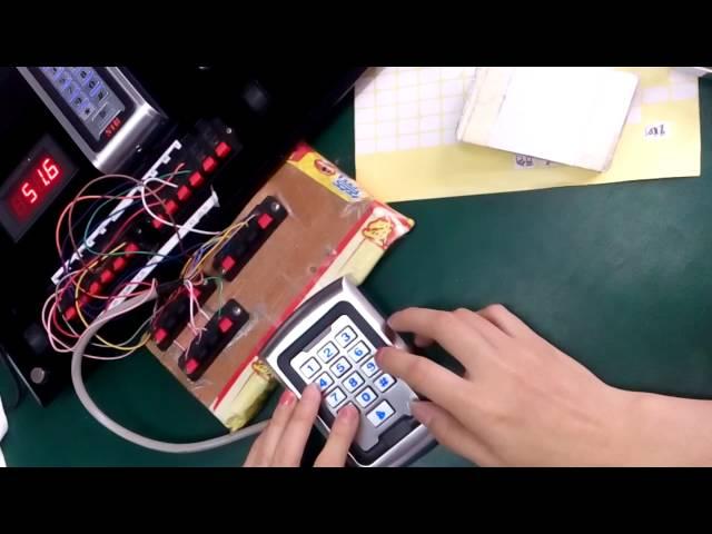 SIB S500 Standalone Single door Access Controller keypad