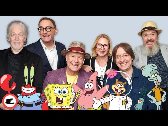 SpongeBob Cast Reunites To Talk 25 Years of Krabby Patties and F-U-N | Esquire