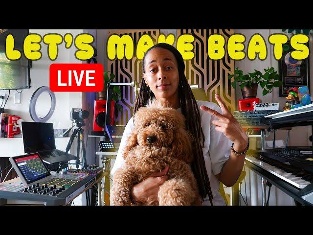 Sarah2ill making beats live! Come by and say Hey!!!