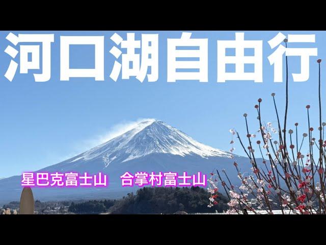 一天玩河口湖5個景點富士山商品太好買、觀光客太多的景點問題️和妹妹逛街、河口湖旅遊vlog