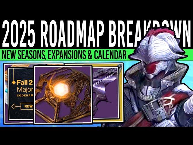 Destiny 2: FULL 2025 ROADMAP PREVIEW! Secret QUESTS, Major DLC, Season Rework, Event Calendar & More