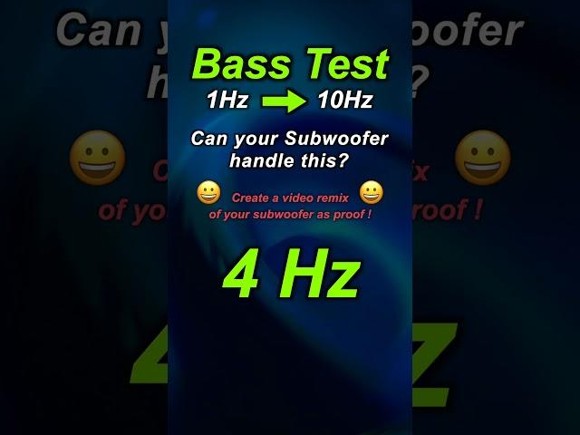 BASS TEST  Can your subwoofer handle this?  #subwoofer #bass #bassboosted