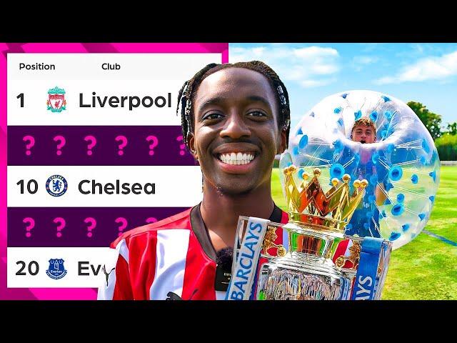 20 YouTubers Compete For The Premier League