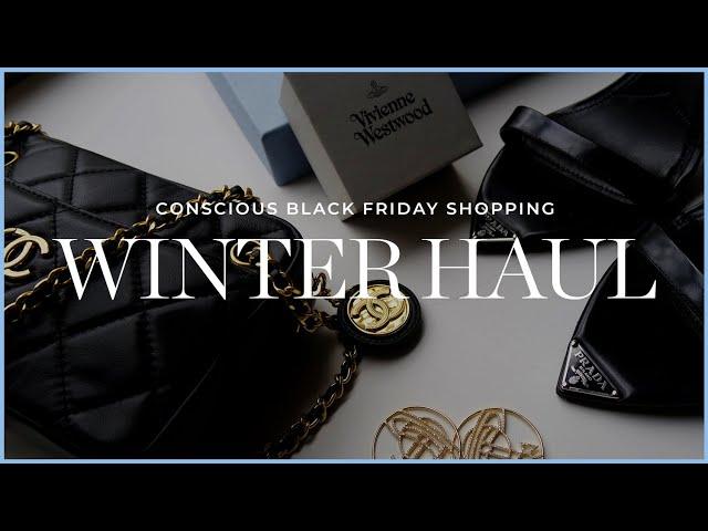 *NEW FOR WINTER HAUL: CONSCIOUS WARDROBE UPDATE*  Prada, Chanel, Ganni, Maison Margiela and more!