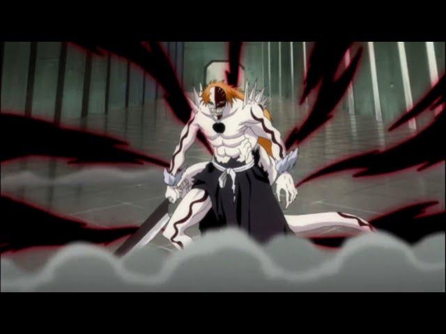 ICHIGO TRANSFORMS INTO FULL HOLLOW FORM