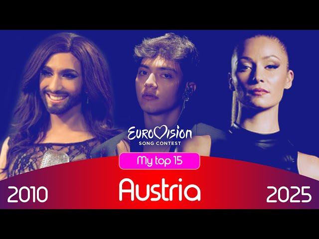  Austria | Eurovision 2011-2025 | My top 15