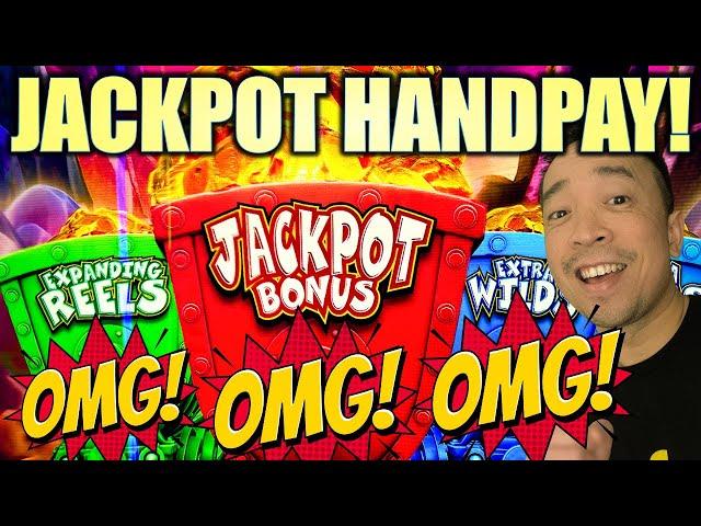 I TRIED IT AGAIN AND WON A JACKPOT!!  CARTIN GOLD (SUPER BURST) Slot Machine (SEGA SAMMY CREATION)