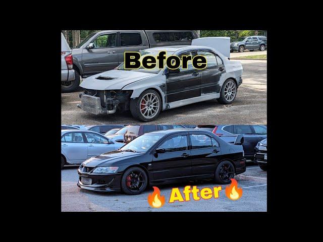 SAVED THE DONOR | Mitsubishi Lancer Evolution 8 | Paint And Bodywork Complete