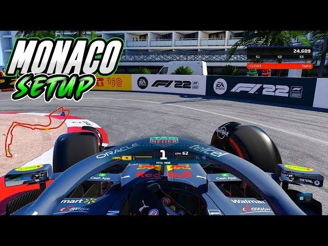 F1 22 MONACO HOTLAP + SETUP (1:09.020)