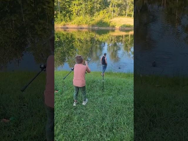 Evening fishing with conor!