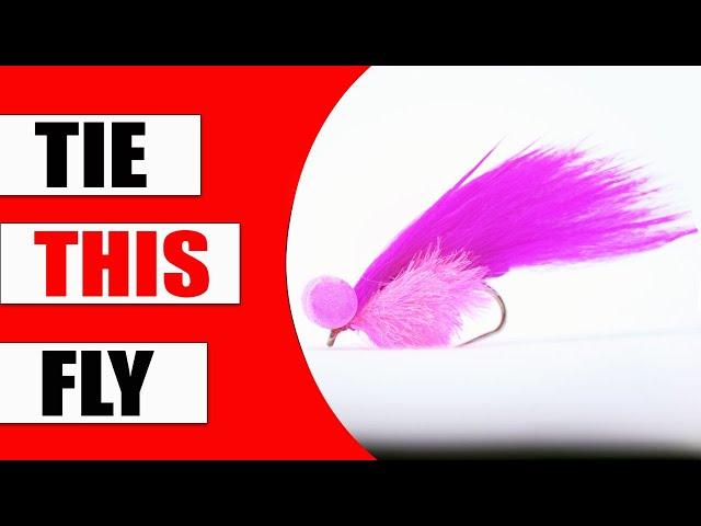 Tying and fishing the Pink Lure #flytying #flyfishing #luresfishing