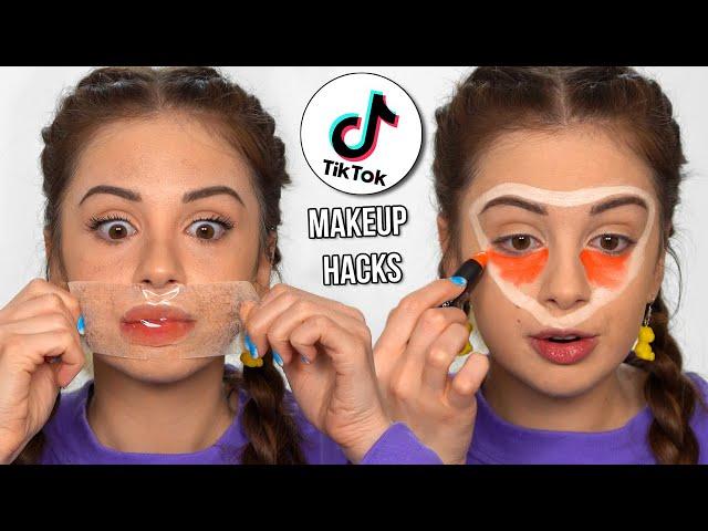 Testing VIRAL TIKTOK MAKEUP HACKS - Part 3