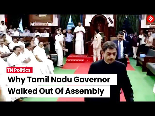 Why Tamil Nadu Governor RN Ravi Walked Out Of Assembly | TN Politics