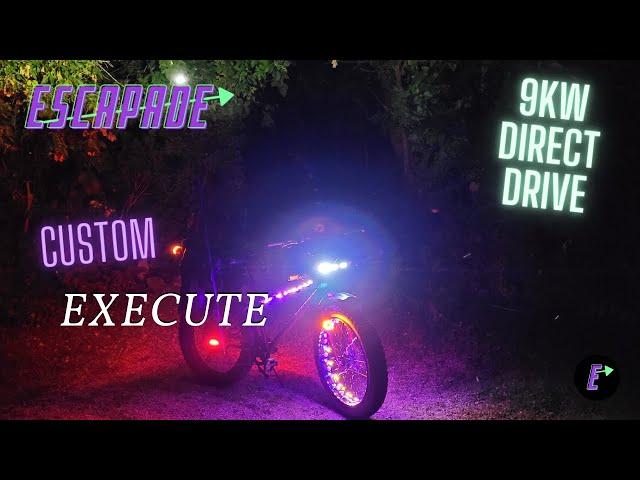 Custom Escapade Execute Fat Tire | 9000w Powerful Fat Tire E-Bike | Escapade Electric Bicycles