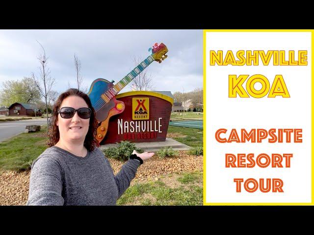 Full Tour of the Nashville KOA: Walking tour of Nashville Tennessee KOA