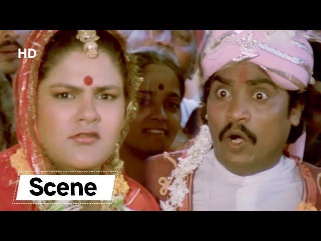 Johnny Lever Best Comedy Scene | Kader Khan | Guddi | Aruna Irani | Kasam | Anil Kapoor