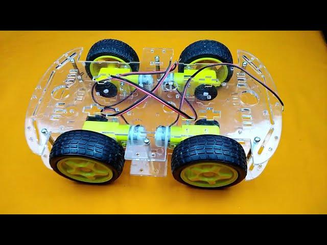 How to  Assemble 4 Wheel Robot Car Chassis | Arduino Robot Car