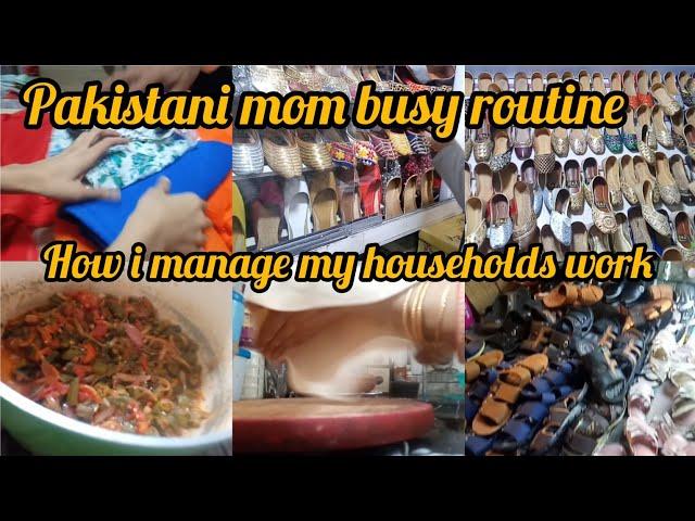 Pakistani mom busy routine with 3 children||How i manage my household work