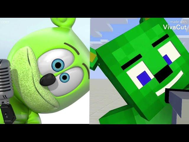 Gummy Bear Song COMPILATION (Original VS Minecraft)