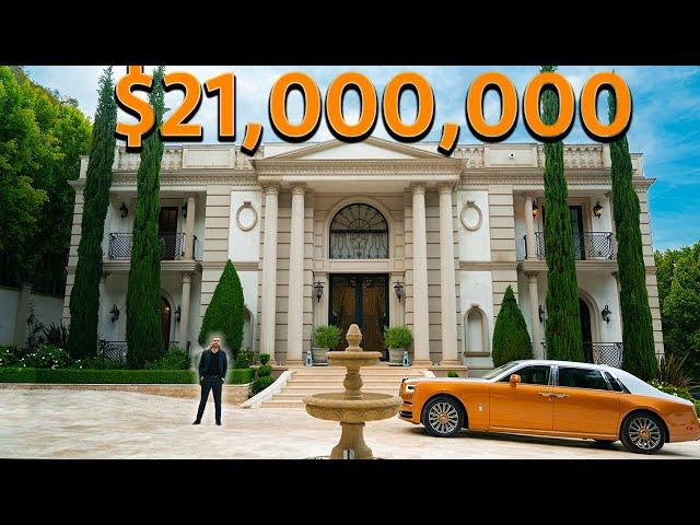 Touring a $21,000,000 BEL AIR MANSION with a Garage Full of Supercars!