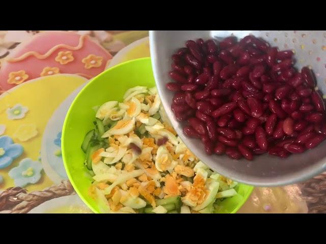 Обзор Как я готовлю салат просто салат