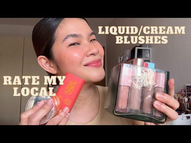 RATING ALL MY LOCAL LIQUID / CREAM BLUSHES | JEN DE LEON