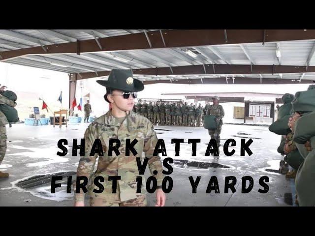 Shark Attack v.s The First 100 Yards | Army Basic Training