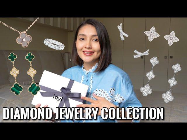 MY ENTIRE DIAMOND JEWELRY COLLECTION | GRAFF, VCA, ROBERTO COIN, IDYL