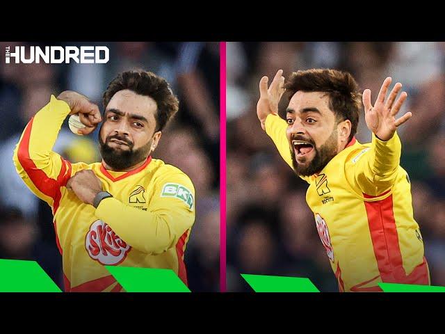 RASHID KHAN GENIUS  Every ball from his spectacular spell against London Spirit