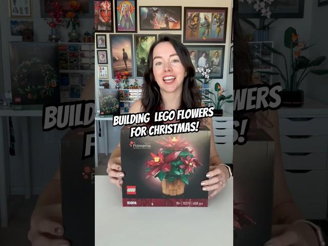 Building the new LEGO Flowers, perfect for Christmas! #lego #legoflowers #rlfm