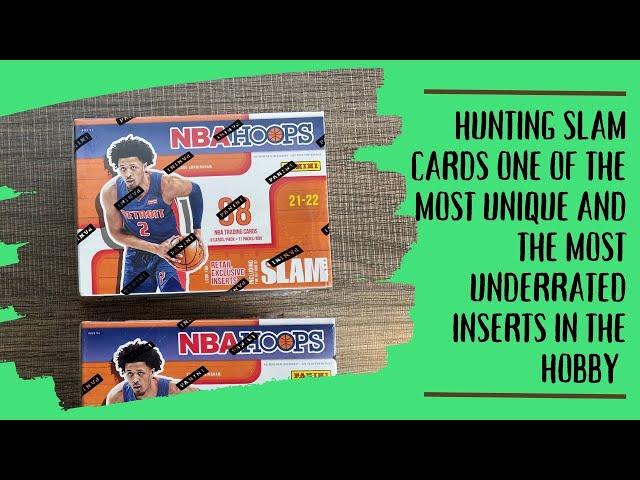 HOLO SLAM CARDS HUNT! 2021- 22 NBA HOOPS BASKETBALL RETAIL!