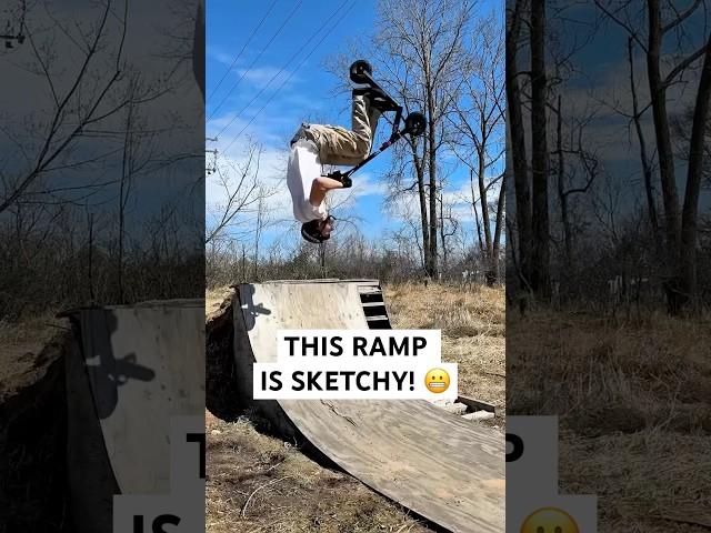 This Ramp Is Sketchy!  ​⁠@HaydenAndersonShorts #shorts #shortvideo #viral #tricks #amazing