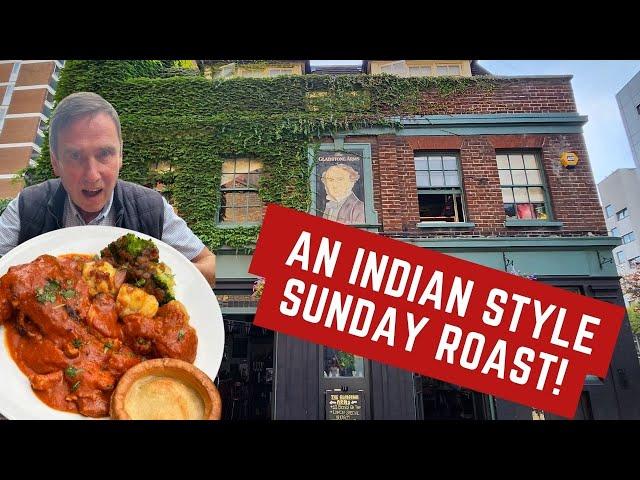 Eating an INDIAN SUNDAY ROAST for the FIRST TIME!