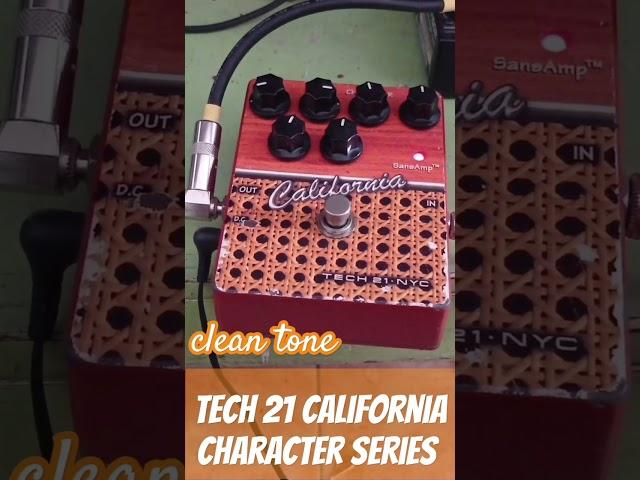 Tech21 SansAmp California Character Series - clean tone #sansamp