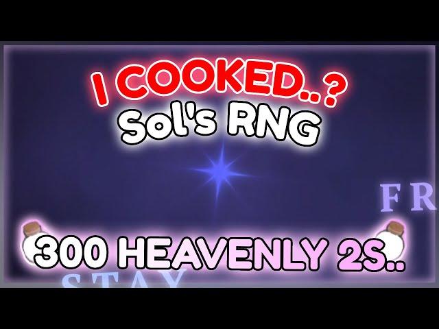 My FIRST Global :) | 300 Heavenly Potion 2'S In GLITCH BIOME! (SOL'S RNG)