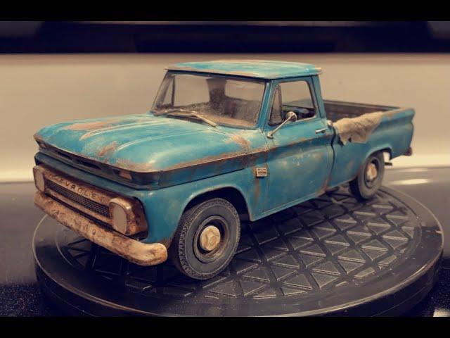 66 Chevy Fleetside Pickup 1/25 Scale Revell Model Kit Build Review