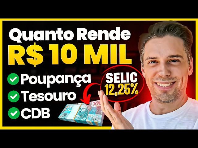 Compare HOW MUCH R$10,000 YIELD IN Savings, Treasury Direct and CDB | Find out which investment y...