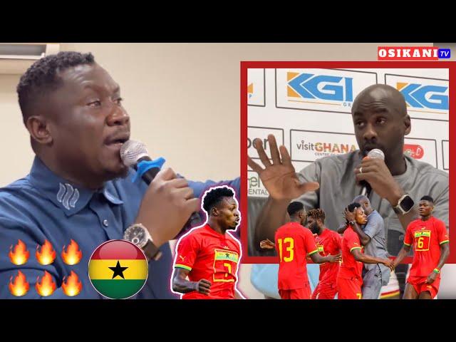 OTTO ADDO VS SPORTS JOURNALIST AFTER GHANA 1-2 NIGER…BLACK STARS SECRETS REVEALED AFTER POOR AFCON Q