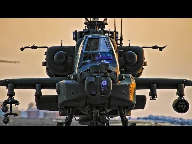 Hellenic Army AH-64HA Apache | Airshow Aerobatic Display | AFW2016 Helicopter Stunts!