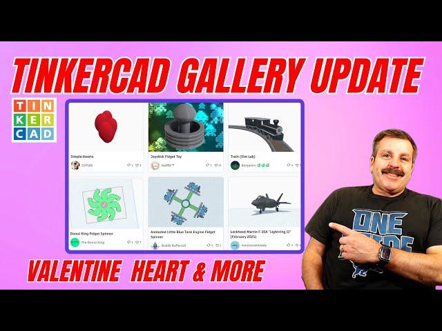 Tinkercad Gallery Update & Valentine Heart Upgrade by ZDP189