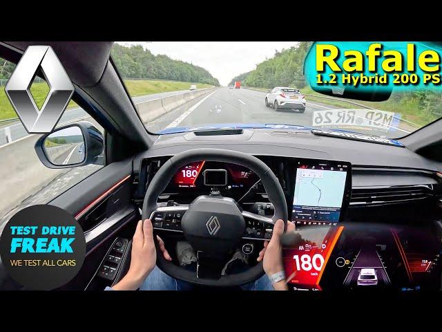 2024 Renault Rafale E-Tech Full Hybrid 200 PS TOP SPEED AUTOBAHN DRIVE POV