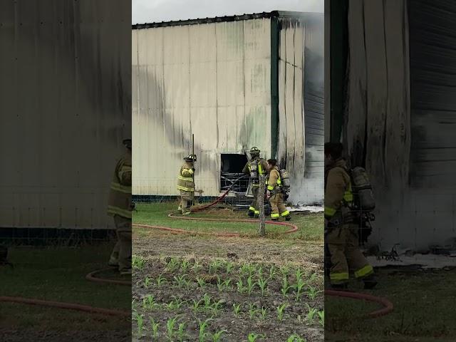 Mystery Barn Fire at El Campo texas @Larrysbrusch
