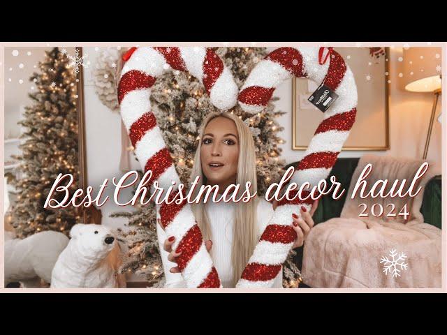 I Found the BEST Christmas Decor 2024 at HomeGoods, Hobby Lobby and At Home!  Christmas decor Haul