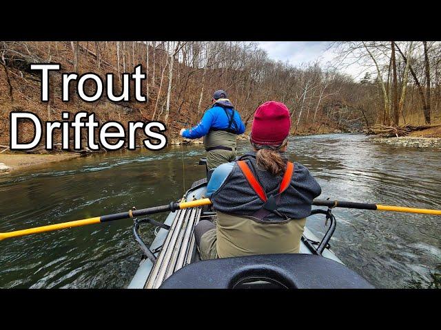 TROUT DRIFTERS | FLY FISHING & Drifting The Little Juniata River (Pennsylvania)