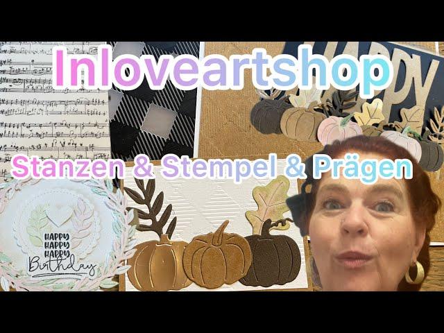 Inloveartshop ️ Stanzen & Stempel & Prägen Haul ️ WOW mit Rabattcode für Euch ️ 25% off