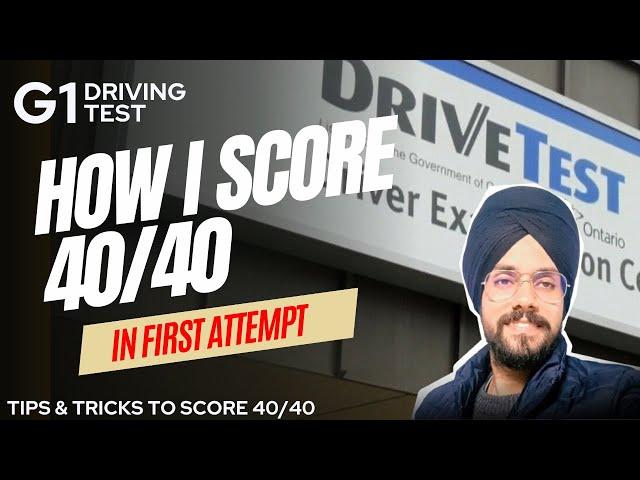 How to Clear G1 Driving Test Canada | My G1 experience | G1 Test 2024