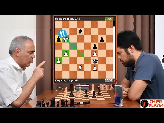  Brilliant Kasparov vs Hikaru's Incredible Speed |Garry Kasparov vs Hikaru Nakamura, St. Louis 2017