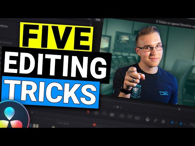 5 TRICKS to DOUBLE your Editing Speed In Davinci resolve