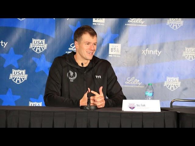 Engineer, Expecting Dad, 2x Olympian: Nic Fink FULL Press Conference