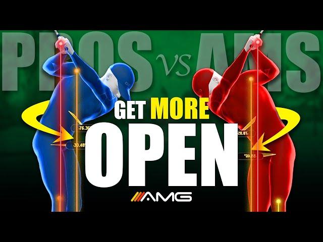 Pros vs Ams: FIX Pulls and Be MORE Open At Impact ️‍️